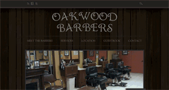 Desktop Screenshot of oakwoodbarbers.com